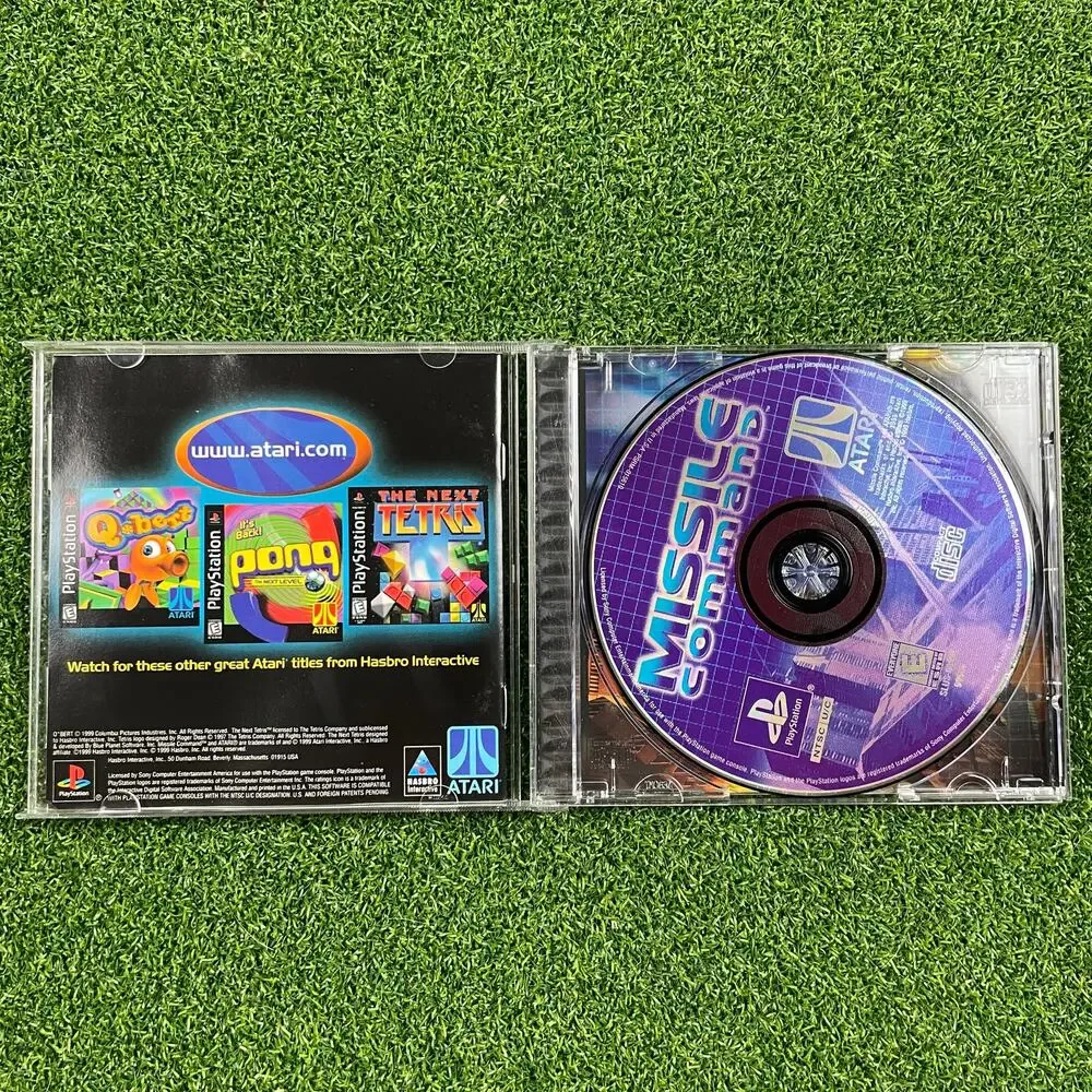 Missile Command (Sony PlayStation 1, 1999) Complete